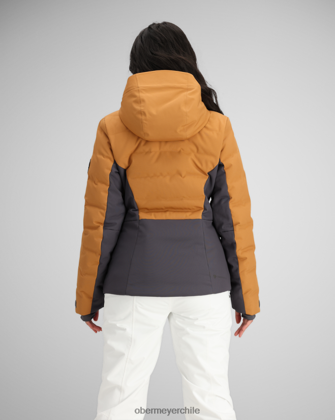 chaqueta de plumón cósima Obermeyer azúcar morena 06060L16 ropa