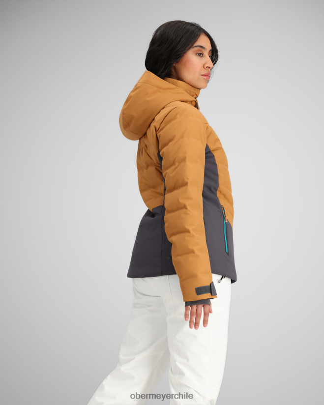 chaqueta de plumón cósima Obermeyer azúcar morena 06060L16 ropa