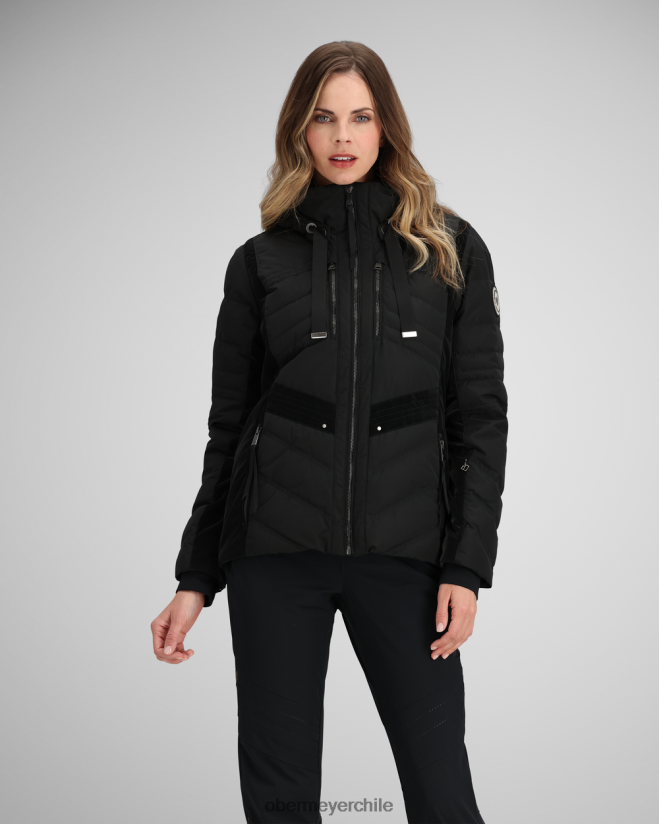 chaqueta de plumón devon Obermeyer negro 06060L76 ropa