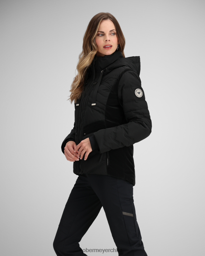 chaqueta de plumón devon Obermeyer negro 06060L76 ropa