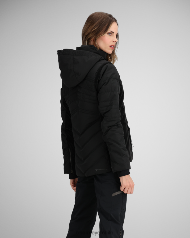 chaqueta de plumón devon Obermeyer negro 06060L76 ropa