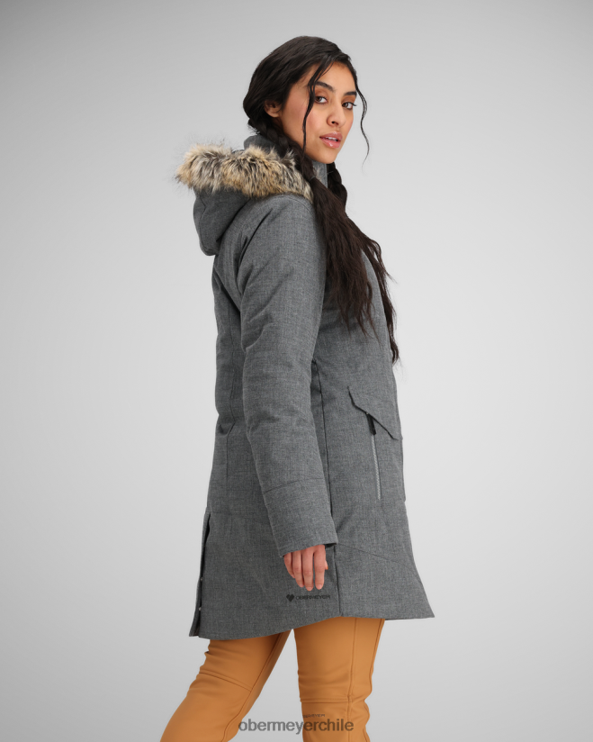 chaqueta de plumas sojourner Obermeyer carbón 06060L106 ropa