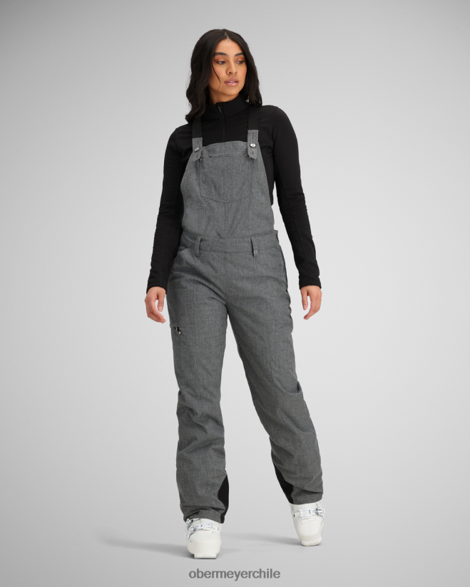 mono con pechera malta Obermeyer carbón 06060L123 ropa