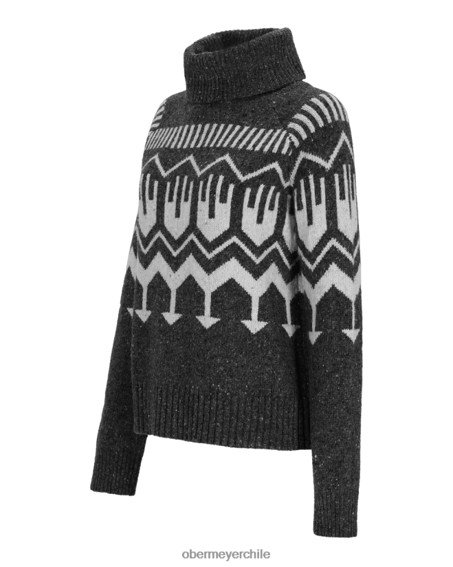 suéter de cuello alto de sauce Obermeyer basalto 06060L266 ropa