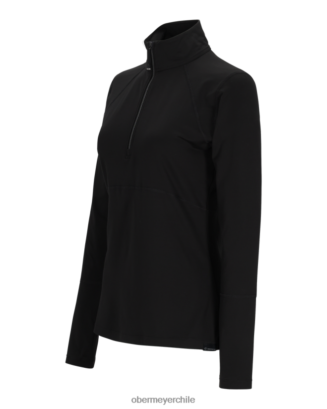 descubrir 1/4 zip Obermeyer negro 06060L180 ropa