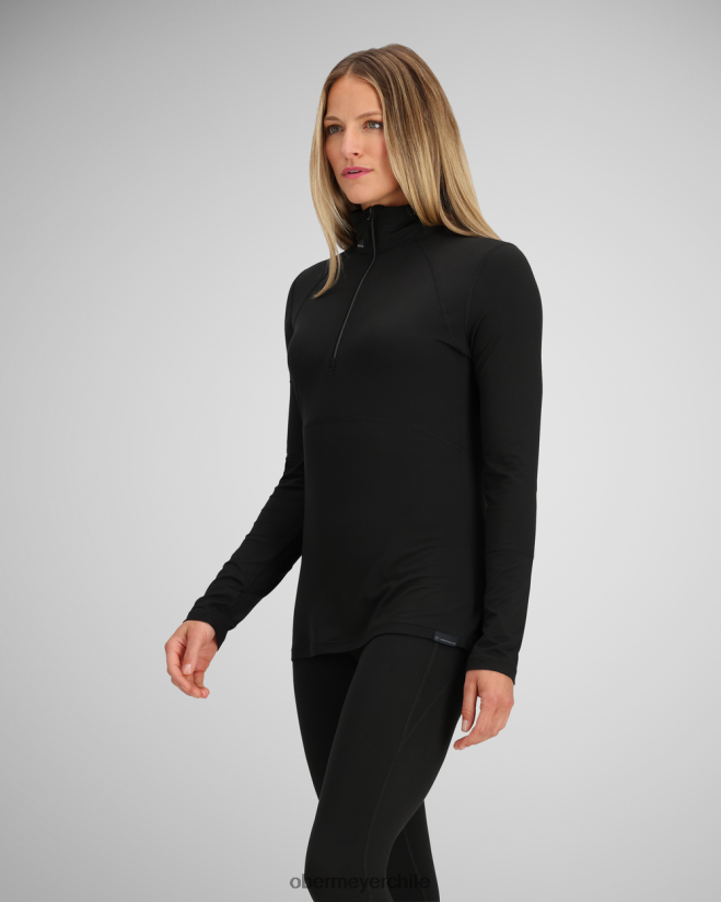 descubrir 1/4 zip Obermeyer negro 06060L180 ropa