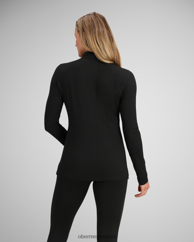 descubrir 1/4 zip Obermeyer negro 06060L180 ropa