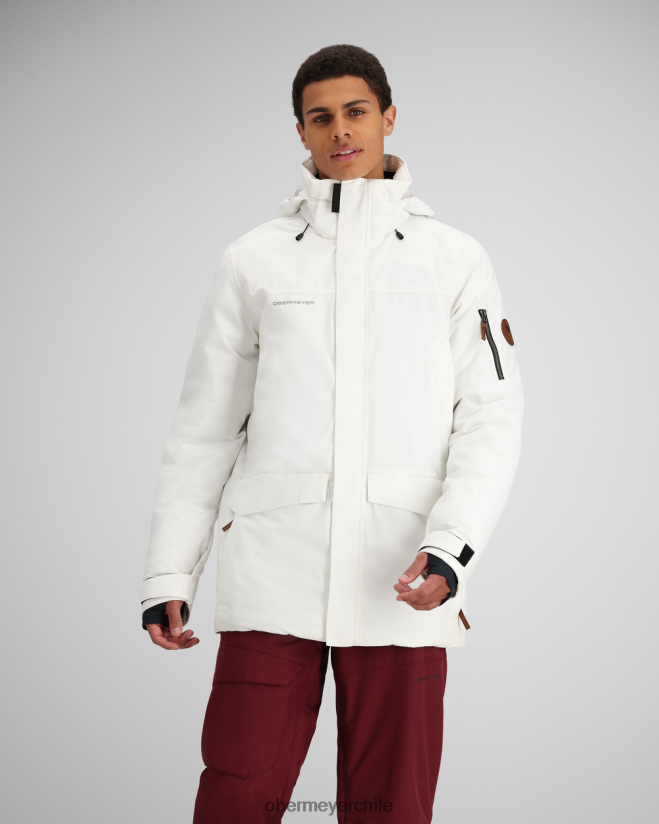 chaqueta de cresta Obermeyer blanco 06060L440 ropa