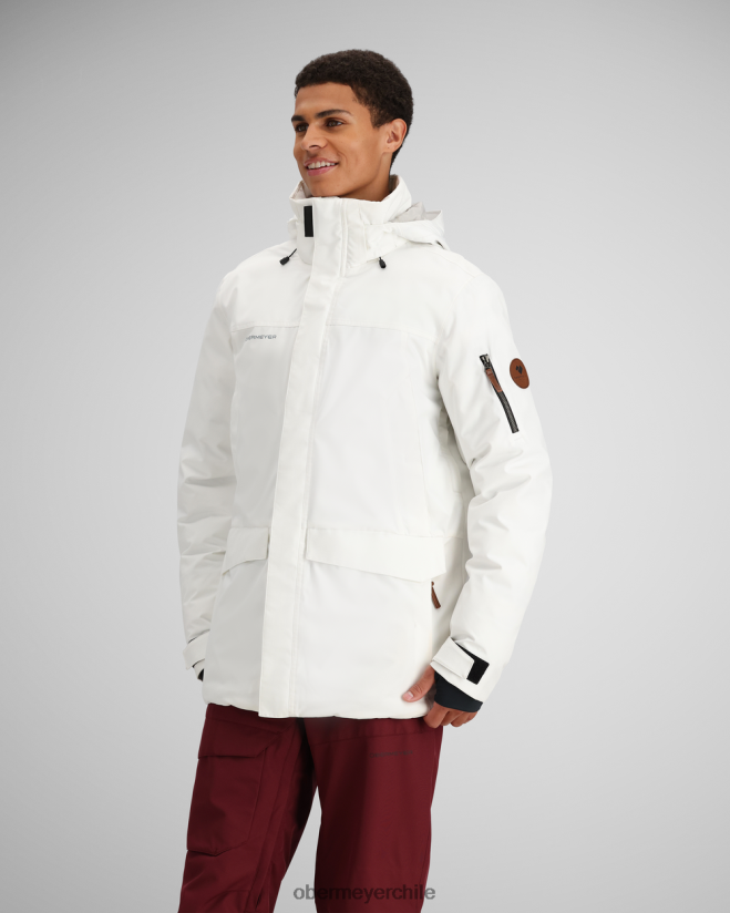 chaqueta de cresta Obermeyer blanco 06060L440 ropa