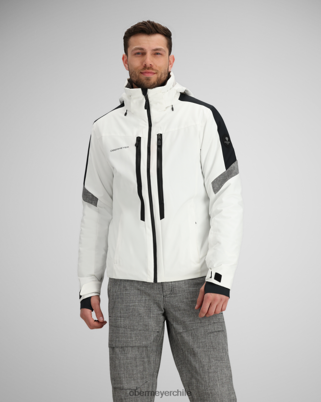 chaqueta de línea de otoño Obermeyer blanco 06060L406 ropa