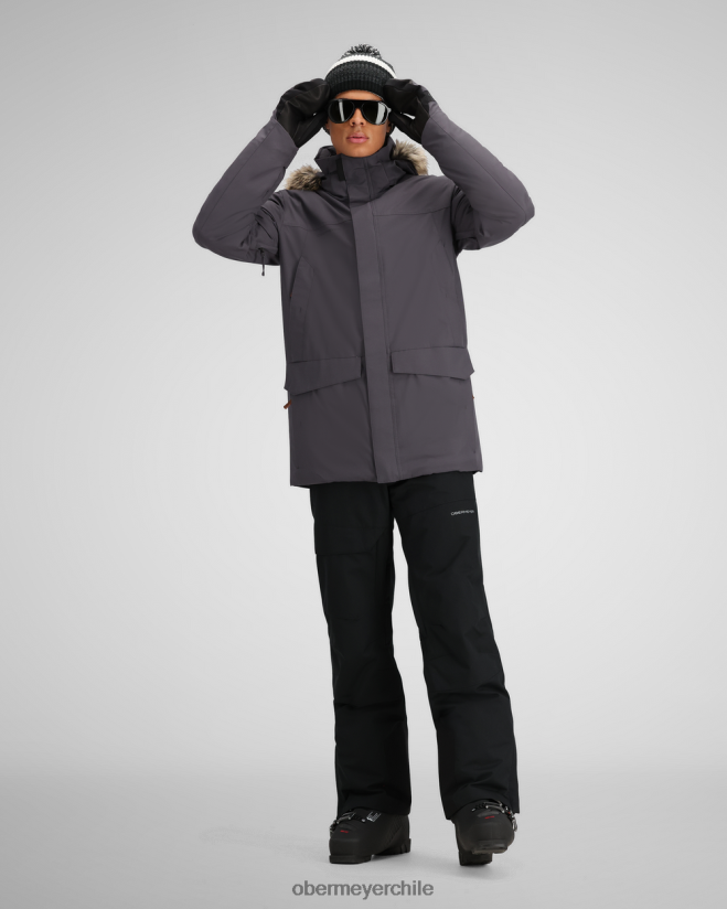 chaqueta ridgeline con piel sintética Obermeyer basalto 06060L392 ropa