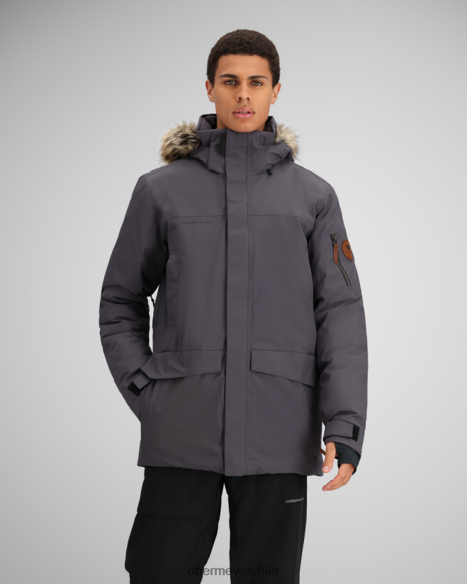 chaqueta ridgeline con piel sintética Obermeyer basalto 06060L392 ropa