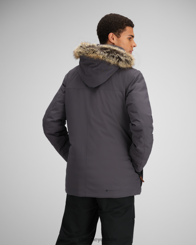 chaqueta ridgeline con piel sintética Obermeyer basalto 06060L392 ropa