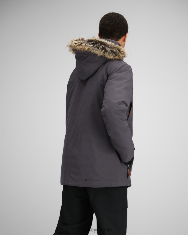 chaqueta ridgeline con piel sintética Obermeyer basalto 06060L392 ropa