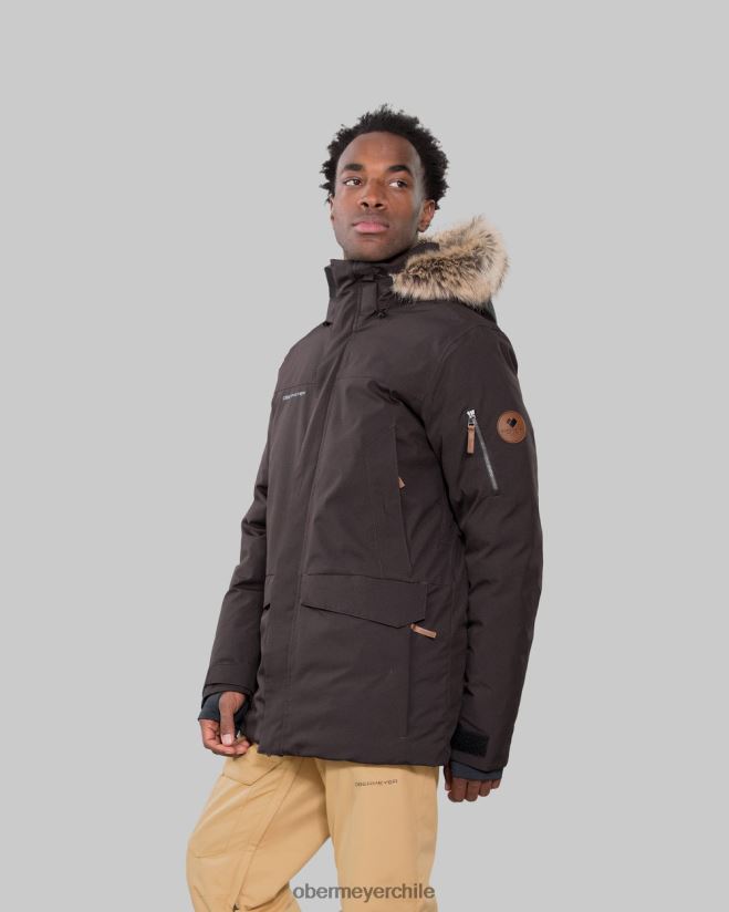 chaqueta ridgeline con piel sintética Obermeyer cuero 06060L398 ropa